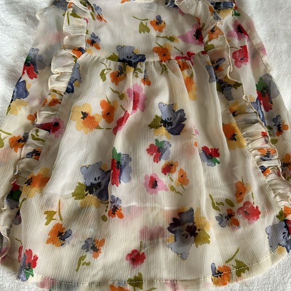 Zara chiffon sleeveless top for 5-6T girls - Picture 3 of 5